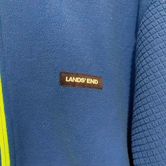 LANDs END Fleece jacket Size XL lightweight - Picture 6 of 6